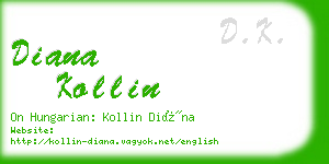 diana kollin business card